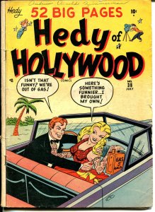 Hedy of Hollywood #38  1950 - Atlas  -VG- - Comic Book
