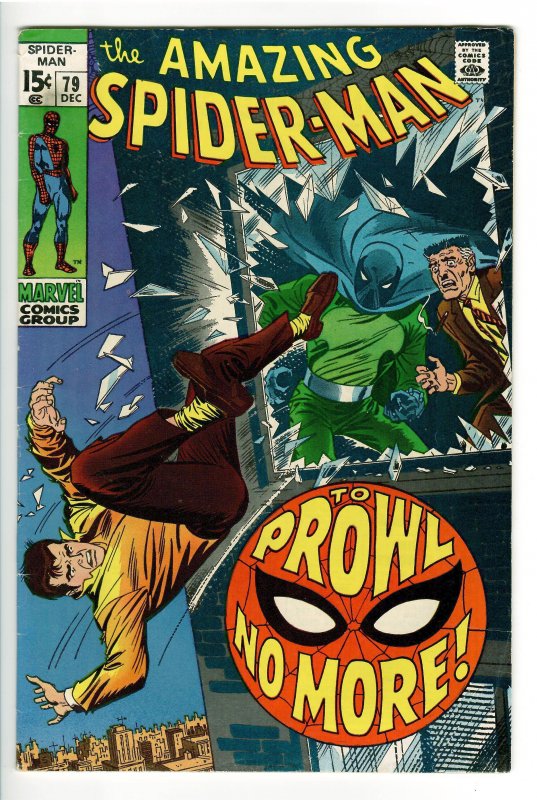 AMAZING SPIDERMAN 79 F/VF 7.0 SPIDEY vs. PROWLER  (EAST COAST COLLECTION)