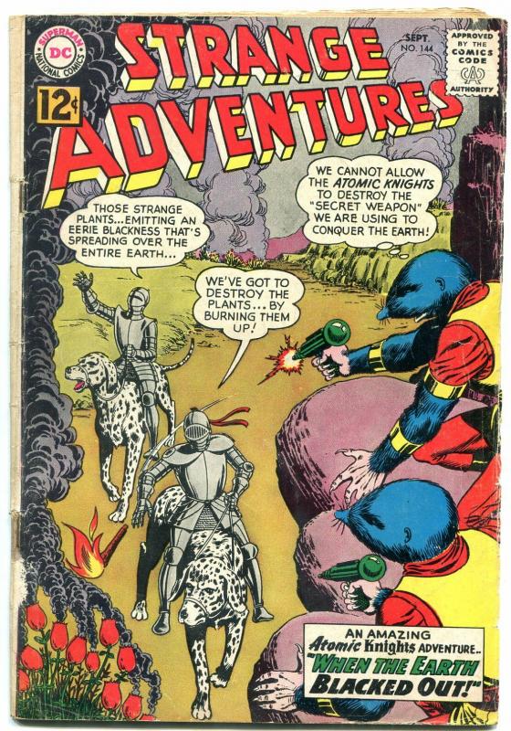 Strange Adventures #144 1962- only ATOMIC KNIGHTS cover G/VG