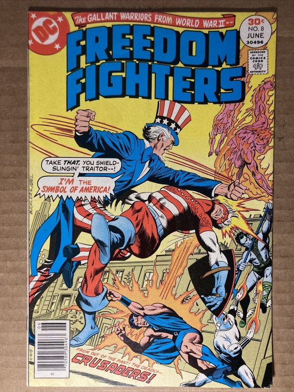 Freedom Fighters 8 DC Comics 1977 FN-