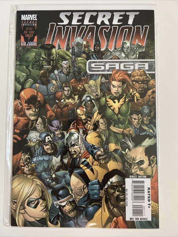 Secret Invasion #1 2 3 8 + Saga #1 Marvel Comics 2008 Save Combine Shipping 