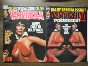 Vampirella #67 + 76 Barbara Leigh Covers Vampi + Pantha Goes to Hollywood Aliens