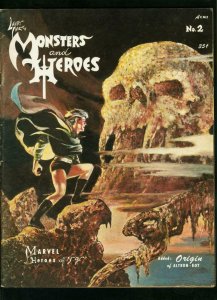 LARRY IVIE'S MONSTERS AND HEROES #2 1967-ALTRON BOY-EDGAR RICE BURROUGHS VG 