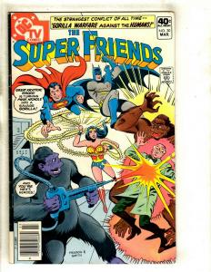 11 The Super Friends DC Comics #  25 26 28 29 30 31 32 33 38 39 41 Superman WS1