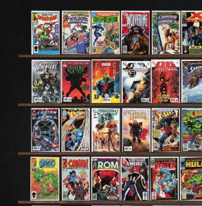 Huge Lot 150+ Comics with Captain America, Iron Man, X-Factor, Ion & More!