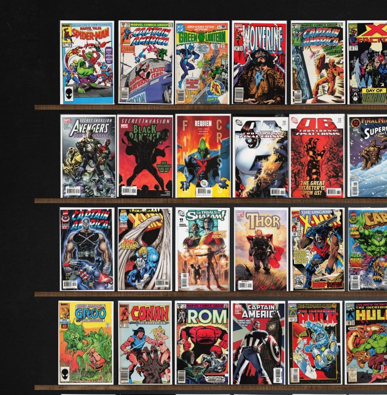 Huge Lot 150+ Comics with Captain America, Iron Man, X-Factor, Ion & More!