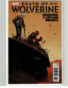 Death of Wolverine: Deadpool & Captain America Variant Cover (2014) Captain A...