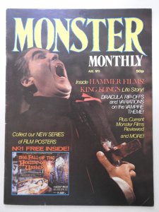 Monster Monthly #5 W/Poster! Awesome Read!! Fine+ Condition!