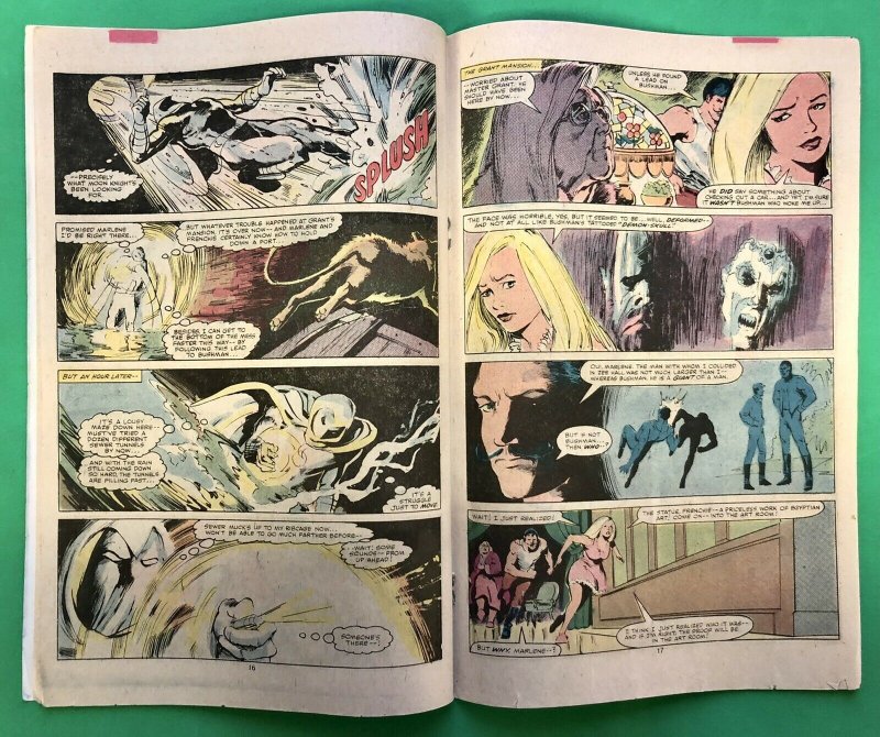 Moon Knight Vol 1 #9 (1981) Sienkiewicz Cover & Art Midnight Man Appearance
