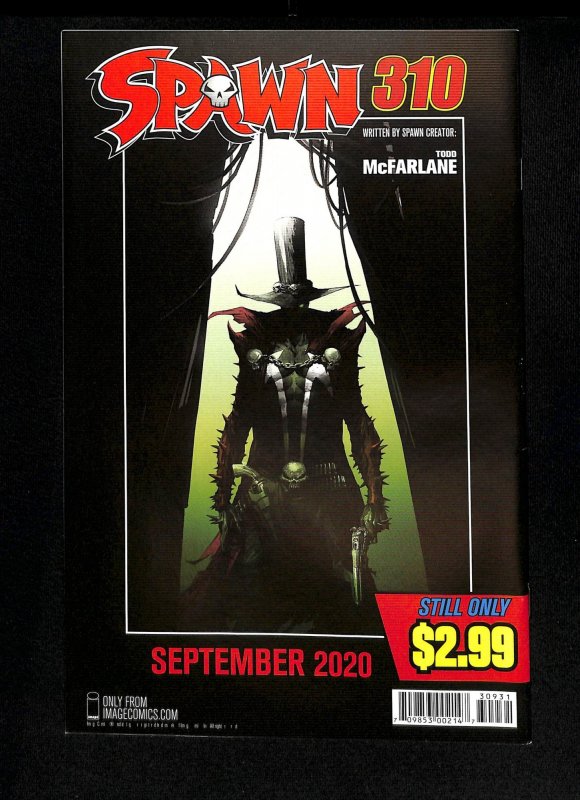 Spawn #309 Gerardo Zaffin Variant