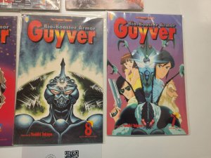 5 Guyver Viz Manga Heroes Comic Books #7 8 9 10 11 54 LP4