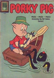 Porky Pig #76 (Jun-61) FN Mid-Grade Porky Pig, Patunia Pig, 