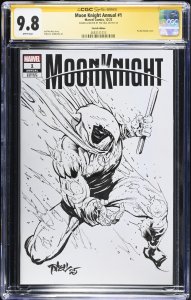 Moon Knight Annual (2022) # 1 (CGC 9.8 SS) Signed & Sketch Tim Vigil