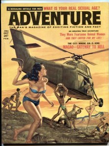 MAG: Adventure Magazine February 1962- Sally Douglas- Macao