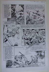 DON LOMAX Original Art, Vietnam Journal #8 pg 16, Brain Dead Horror,Caliber,2011