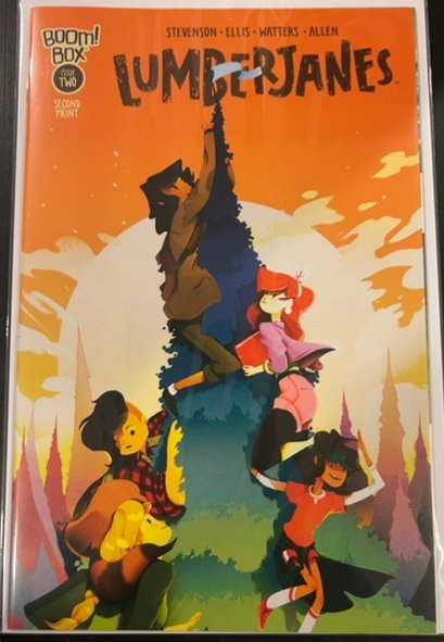 Lumberjanes #2 Second Print Cover (2014) Jo 