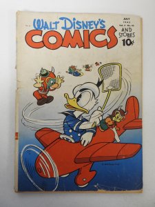 Walt Disney's Comics and Stories #34 (1943) GD Condition see desc
