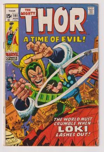 Marvel Comics! The Mighty Thor! Issue 191! 1st app. of Durok the Demolisher!