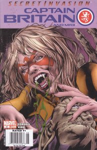 Captain Britain and MI:13 #3 (Newsstand) FN ; Marvel | Secret Invasion