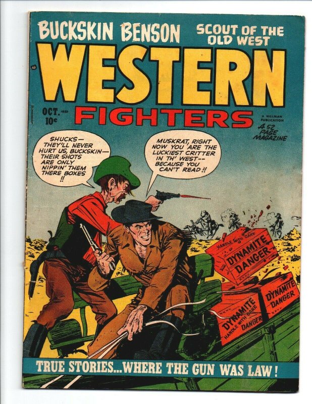 Western Fighters vol.2 #11 - Hillman - 1950 - Very Good/Fine