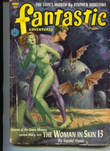 Fantastic Adventures Pulp 6/52 -Russell Branch-Paul W. Fairman