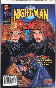 The Night Man/Gambit #3 (1996) Gambit