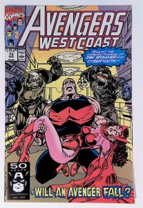 Avengers West Coast #73 (Aug 1991, Marvel) 7.5 VF-