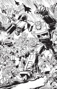 TRANSFORMERS #9 CVR G B&W CONNECTING ANNI VAR (PRESALE 6/12/24)