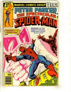 Lot Of 10 Comics The Spectacular Spiderman # 26 38 55 60 66 68 74 73 76 77   EK7