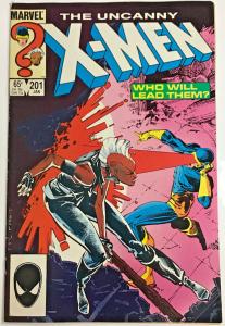 UNCANNY X-MEN#201 FN/VF 1986 MARVEL COMICS