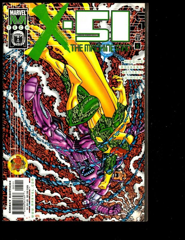 Lot Of 13 Comics X-51 # 1 2 (2) 3 4 5 6 7 8 9 10 11 12 EK7