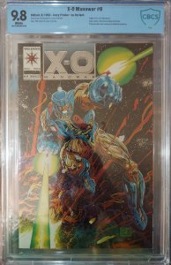 X-O Manowar #0 9.8 CBCS Origin of Aric Chromium wraparound CVR Ivory PD Variant