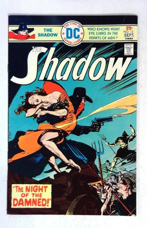 Shadow #12 comic book Mike Kaluta DC (1975) VG