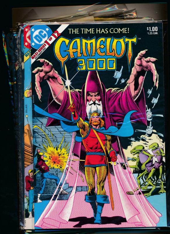 Complete Series!! DC CAMELOT 3000 Maxi-Series #1-12 VERY FINE (PF59) 