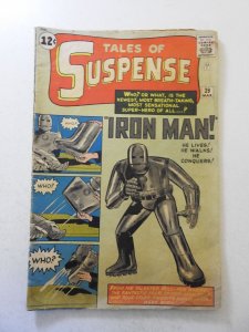 Tales of Suspense #39 (1963) VG- Condition 1st App of Iron Man! moisture stains