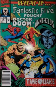 What If Fantastic Five Doom Annihulus #35 Marvel Comics Newsstand Mar 1992 (FN+)