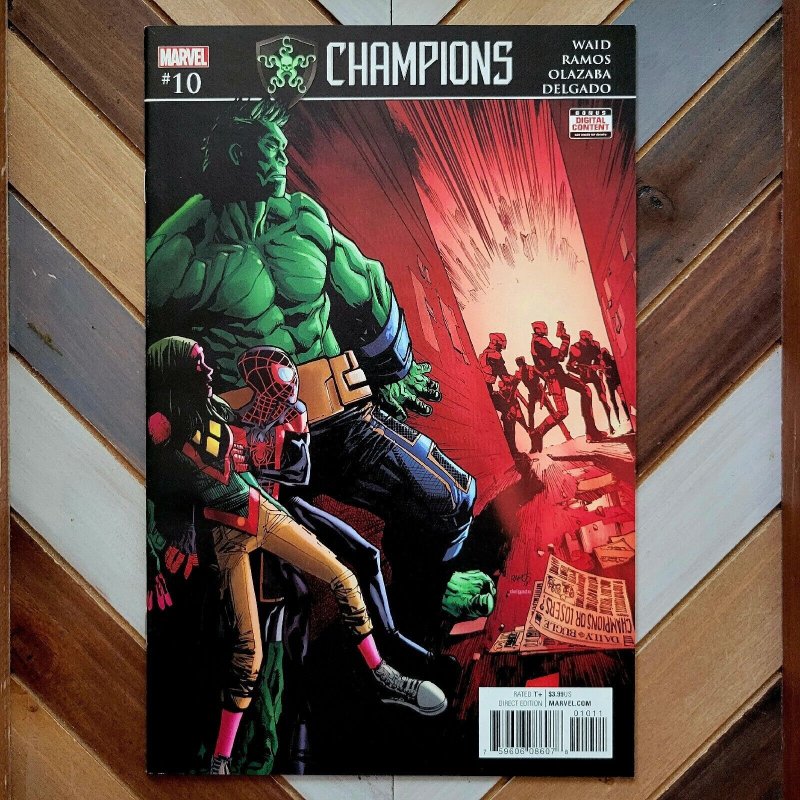 Champions #9-12 (Marvel 2017) HIGH GRADE New Team Lineup 1st RED LOCUST Set of 4