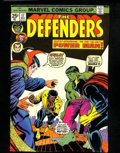 Defenders #17 Hulk Dr. Strange Luke Cage!