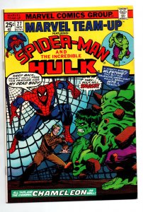 Marvel Team-Up #27 - Spider-man - Hulk - 1974 - VF+