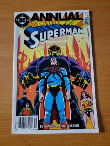 Superman Annual #11 Newsstand Variant ~ VF - NEAR MINT NM ~ 1985 DC Comics
