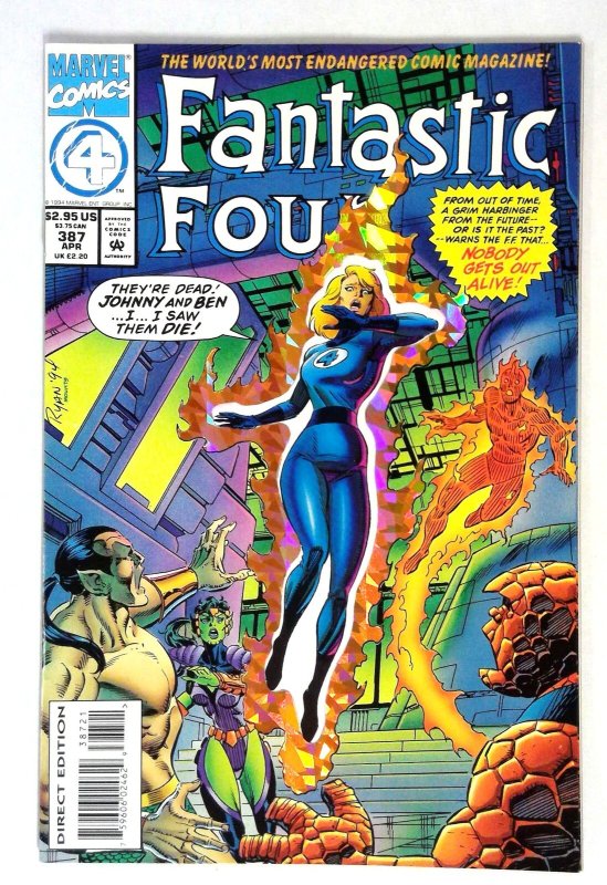 Fantastic Four #387 Namor Tom DeFalco Marvel (1994) NM-