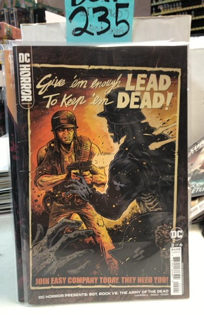DC Horror Presents: Sgt. Rock vs. the Army of the Dead #2 Francavilla Cover (...