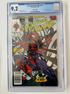 Amazing Spider-man 317 CGC 9.2   Newsstand McFarlane Art(1989)