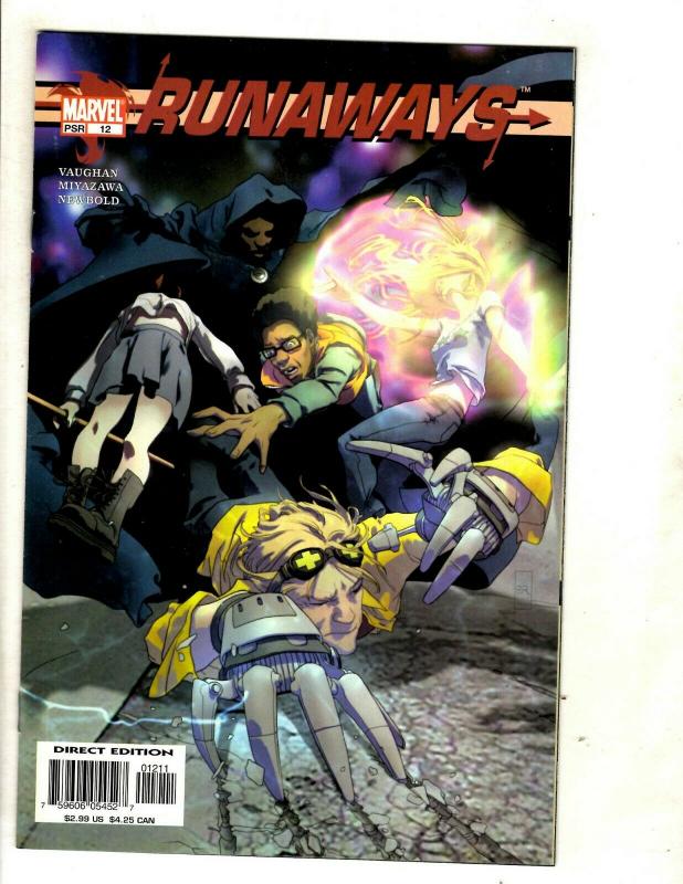 Lot Of 7 Runaways Marvel Comic Books # 12 13 14 15 16 17 18 Vaughan Series CJ14