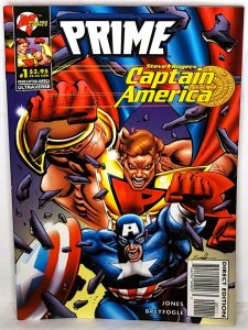 Prime/Captain America #1 Ultraverse  (Malibu 1996)