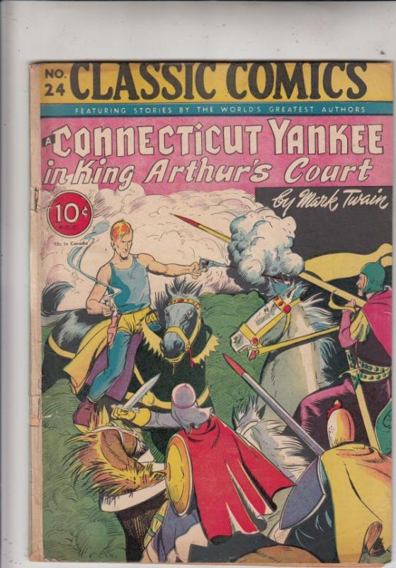 Classic Comics #24 (Jun-54) VG- Affordable-Grade Merlin