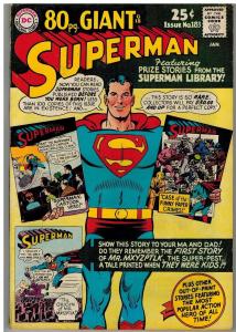 SUPERMAN (1939-1986) 183 VG+ Jan. 1966