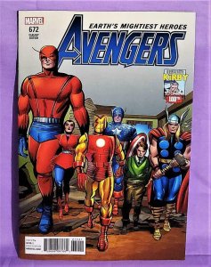 AVENGERS #672 Jack Kirby 100th Incentive Variant Cover (Marvel 2017)