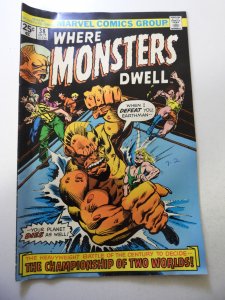 Where Monsters Dwell #38 (1975) VG Condition