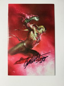 The Defenders #1 Dell'Otto Virgin Cover (2017) Signed Dell'Otto wit...